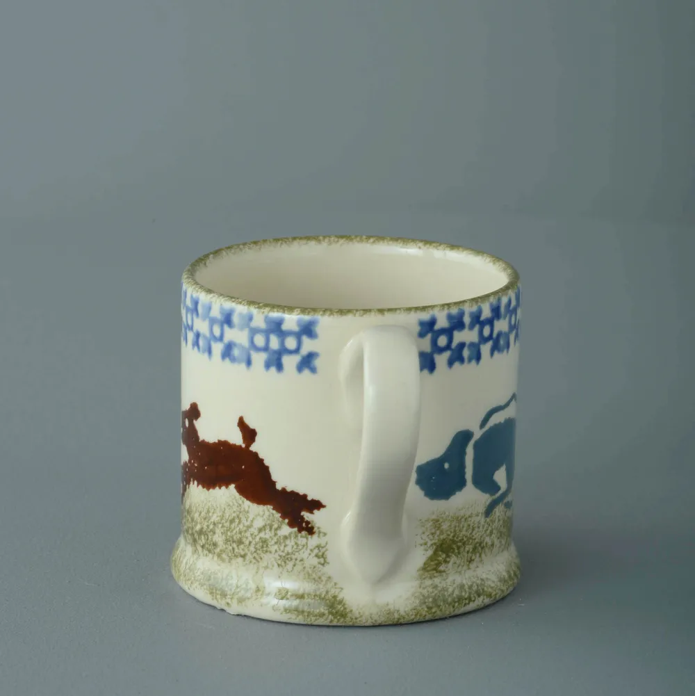 Brixton Pottery Scottie Dog Chasing Small Mug- Brixton Pottery|Assorted Mugs