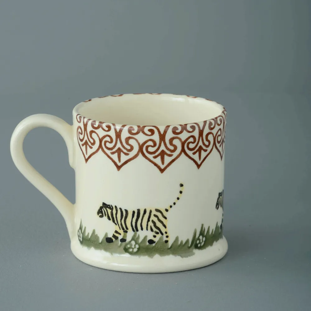 Brixton Pottery Tiger Small Mug- Brixton Pottery|Assorted Mugs