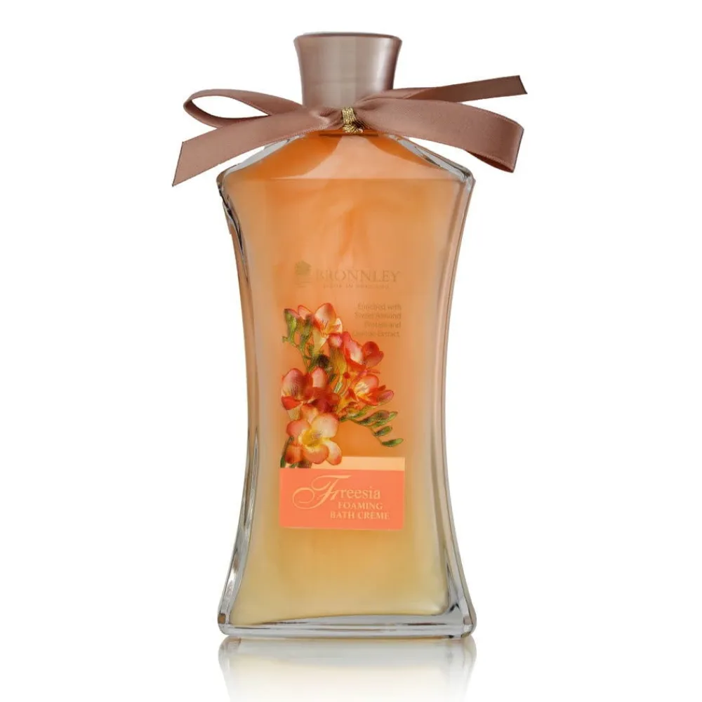Bronnley Freesia Foaming Bath Creme- Bath & Shower
