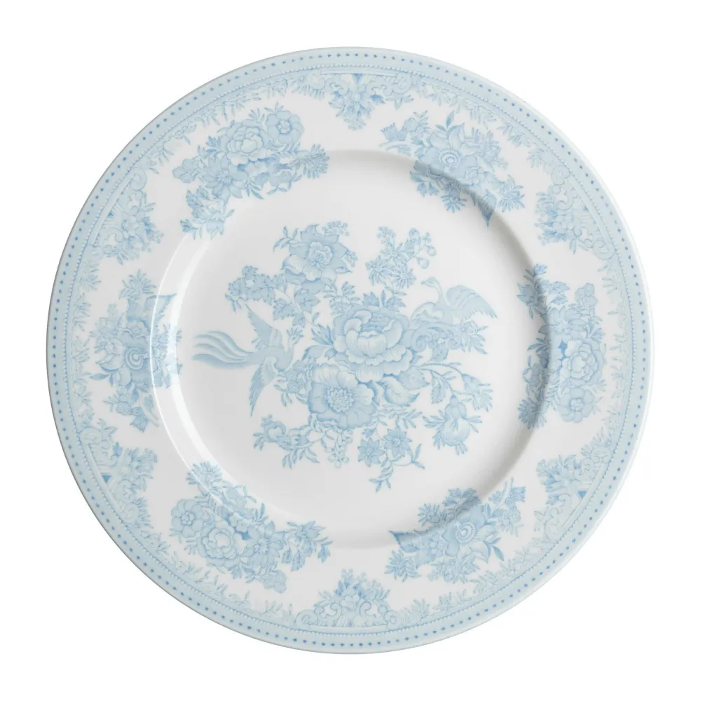Burleigh Pottery Blue Asiatic Pheasants Dinner Plate- Burleigh Pottery