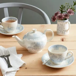 Burleigh Pottery Blue Asiatic Pheasants Small Teapot- Burleigh Pottery|Teapots