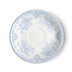 Burleigh Pottery Blue Asiatic Pheasants Teacup & Saucer- Burleigh Pottery|Teacups & Saucers