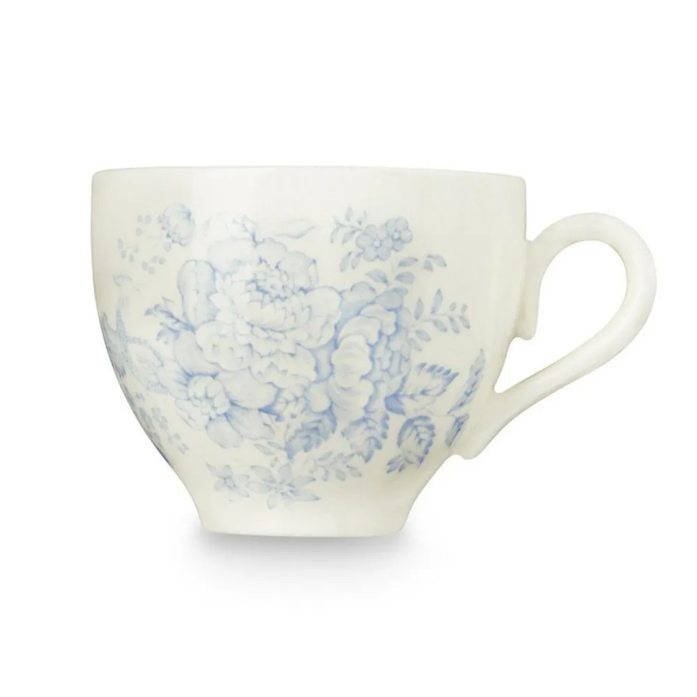 Burleigh Pottery Blue Asiatic Pheasants Teacup & Saucer- Burleigh Pottery|Teacups & Saucers