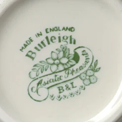 Burleigh Pottery Dark Green Asiatic Pheasants Small Plate- Burleigh Pottery|Tea Plates