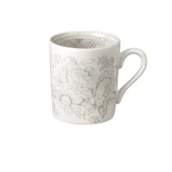 Burleigh Pottery Dove Grey Asiatic Pheasants Espresso Cup & Saucer- Burleigh Pottery