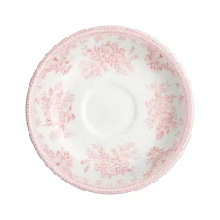 Burleigh Pottery Pink Asiatic Pheasants Teacup & Saucer- Burleigh Pottery|Teacups & Saucers
