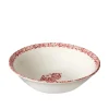 Burleigh Pottery Red Calico Cat Cereal Bowl- Burleigh Pottery