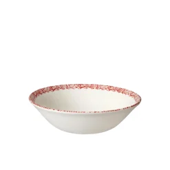 Burleigh Pottery Red Calico Cat Cereal Bowl- Burleigh Pottery