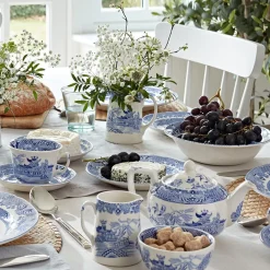 Burleigh Pottery Torquay Blue Willow Cereal Bowl- Burleigh Pottery