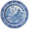 Burleigh Pottery Torquay Blue Willow Dinner Plate- Burleigh Pottery
