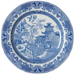Burleigh Pottery Torquay Blue Willow Dinner Plate- Burleigh Pottery