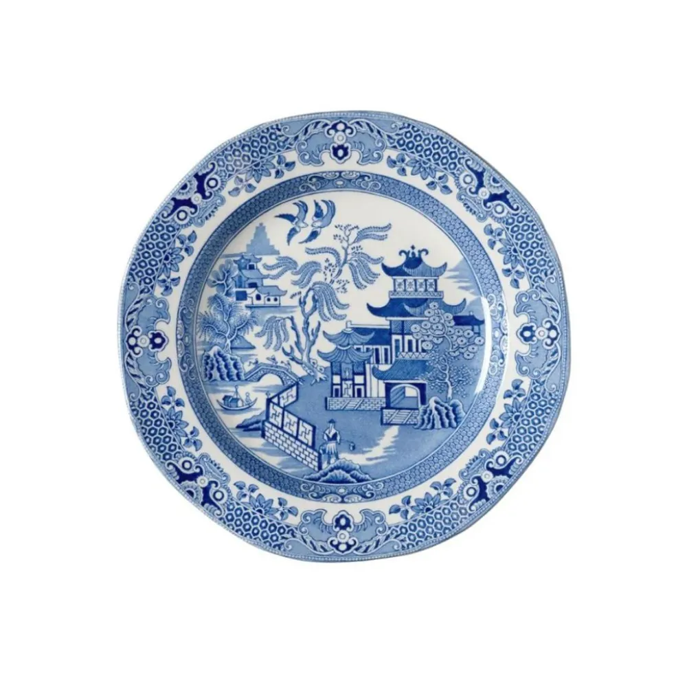 Burleigh Pottery Torquay Blue Willow Small Plate- Burleigh Pottery|Tea Plates