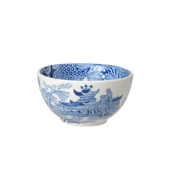 Burleigh Pottery Torquay Blue Willow Small Sugar Bowl- Burleigh Pottery|Creamers & Sugar Bowls
