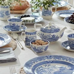 Burleigh Pottery Torquay Blue Willow Small Teapot- Burleigh Pottery|Teapots