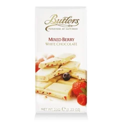 Butlers White Chocolate Mixed Berries Bar- British Chocolate