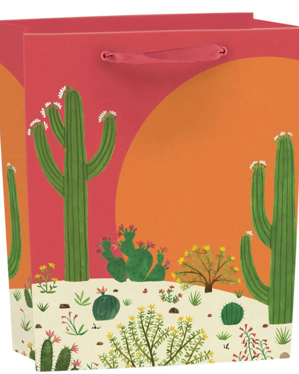 Cactus Grove Medium Gift Bag- Gift Bags
