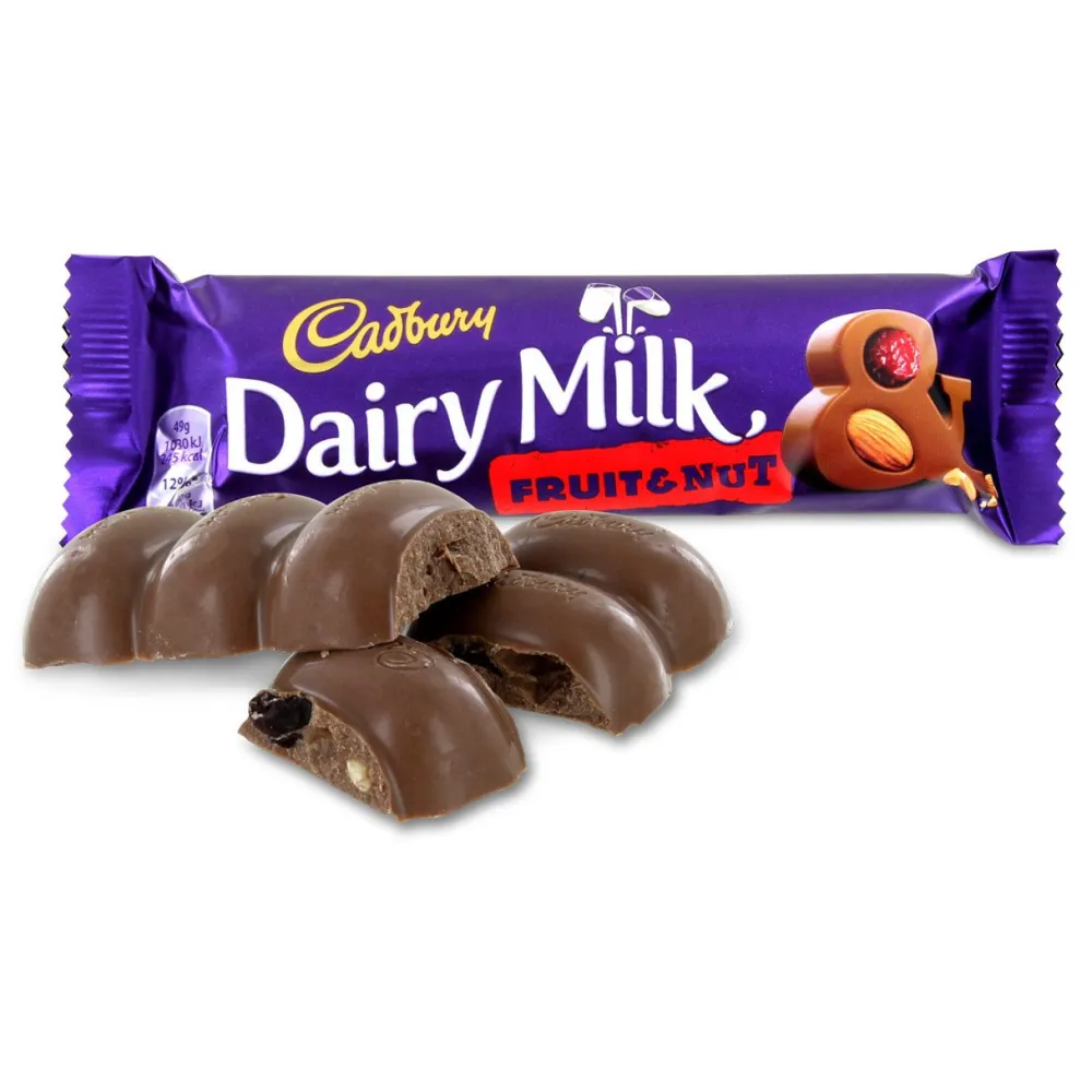 Cadbury Dairy Milk Fruit & Nut Bar 45g- British Chocolate