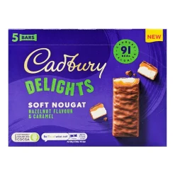 Cadbury Delights Hazelnut & Caramel 5 Pack- British Chocolate