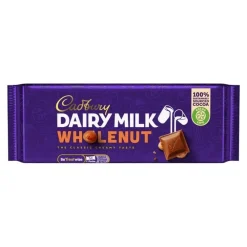 Cadbury Irish Dairy Milk Whole Nut 55g- British Chocolate