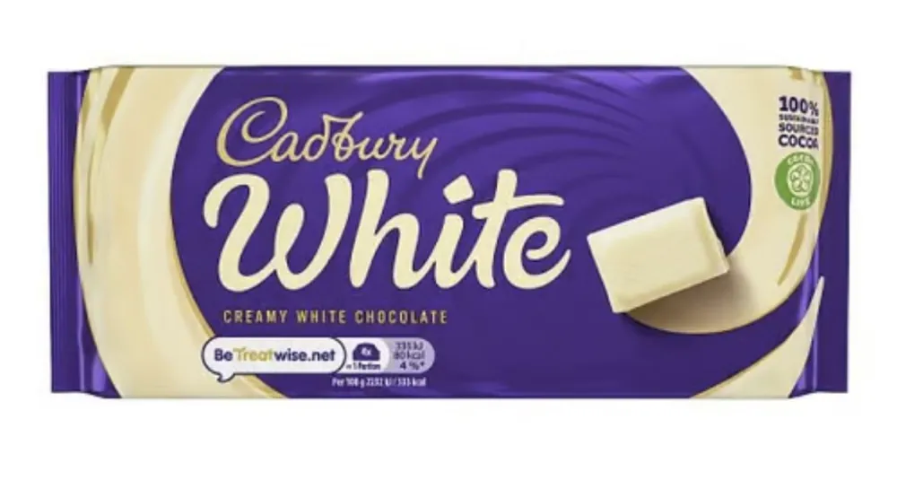 Cadbury White Chocolate Bar- British Chocolate