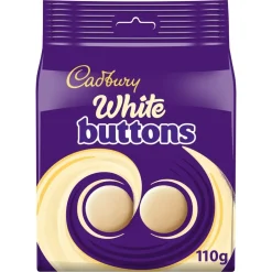 Cadbury White Giant Buttons Pouch- British Chocolate