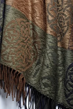 Calzeat of Scotland Celtic Knot Clansman Ruana- Scarves & Wraps