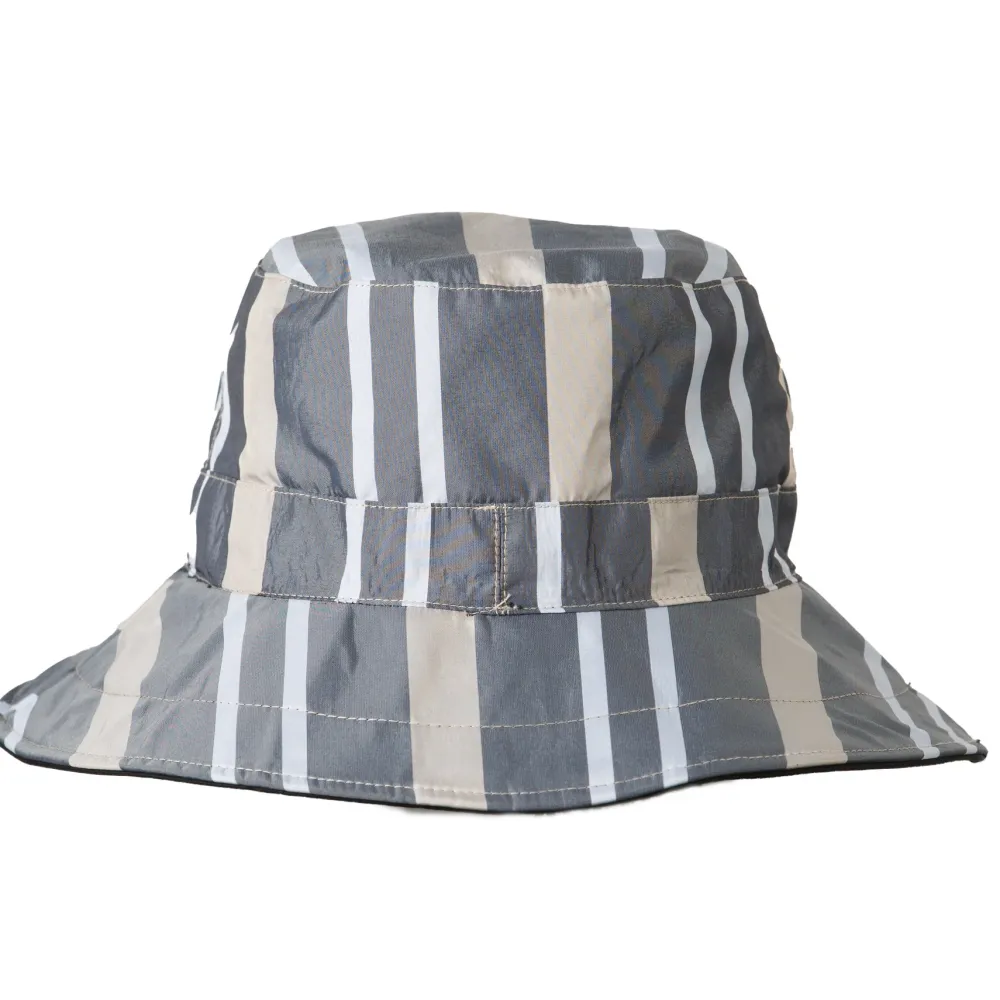 Camel & Cabana Rain Cap Bucket Hat- Hats|Rainwear & Umbrellas