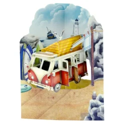 Camping Van Swing Card- Greeting Cards
