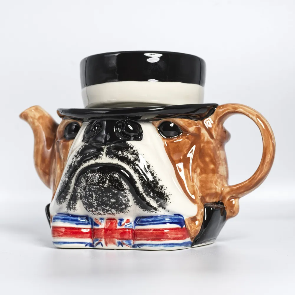Carters of Suffolk British Bull Dog Teapot- Teapots