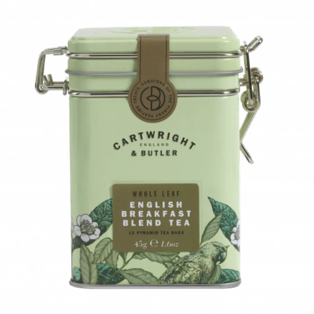 Cartwright & Butler English Breakfast Whole Leaf Tea Bags Caddy 15s- Other Favourites
