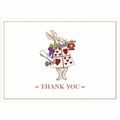 Caspari Alice in Wonderland Boxed Thank You Notes- Cultural Icons|Boxed Cards