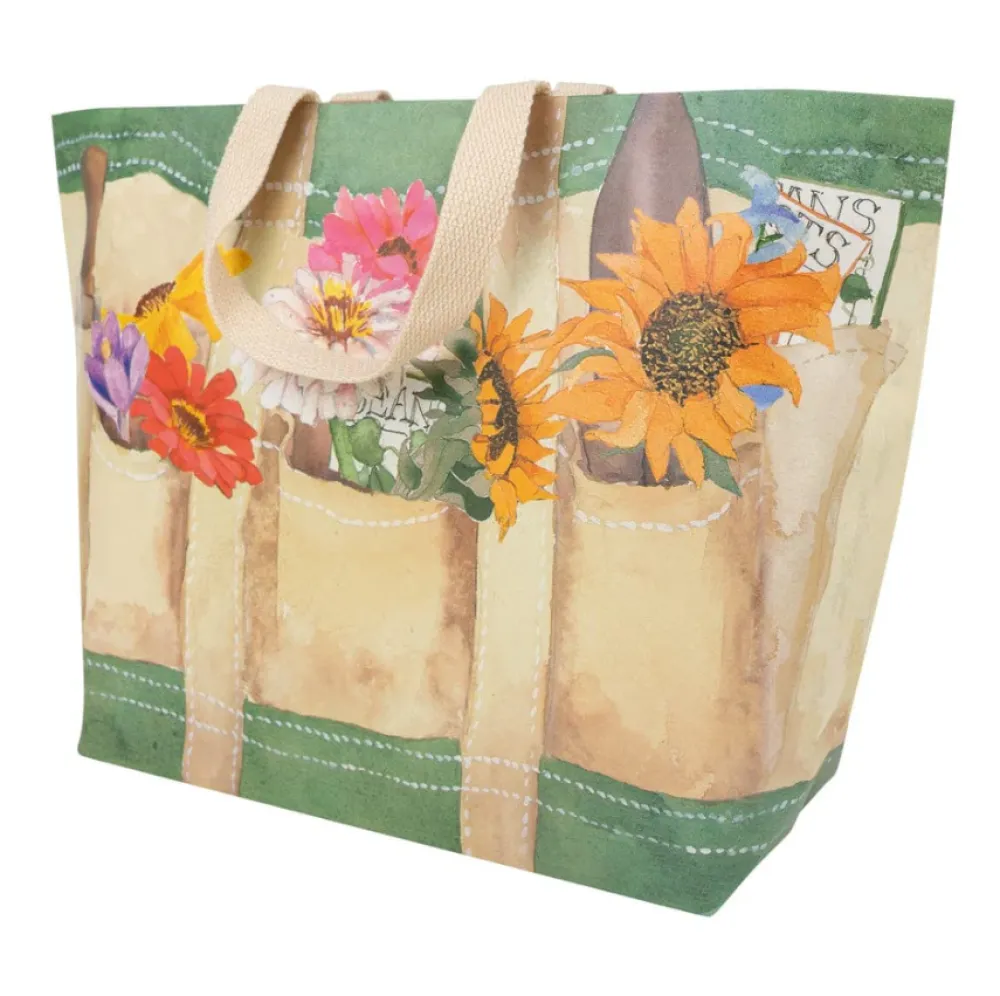 Caspari Garden Tote Large Gift Bag- Gift Bags