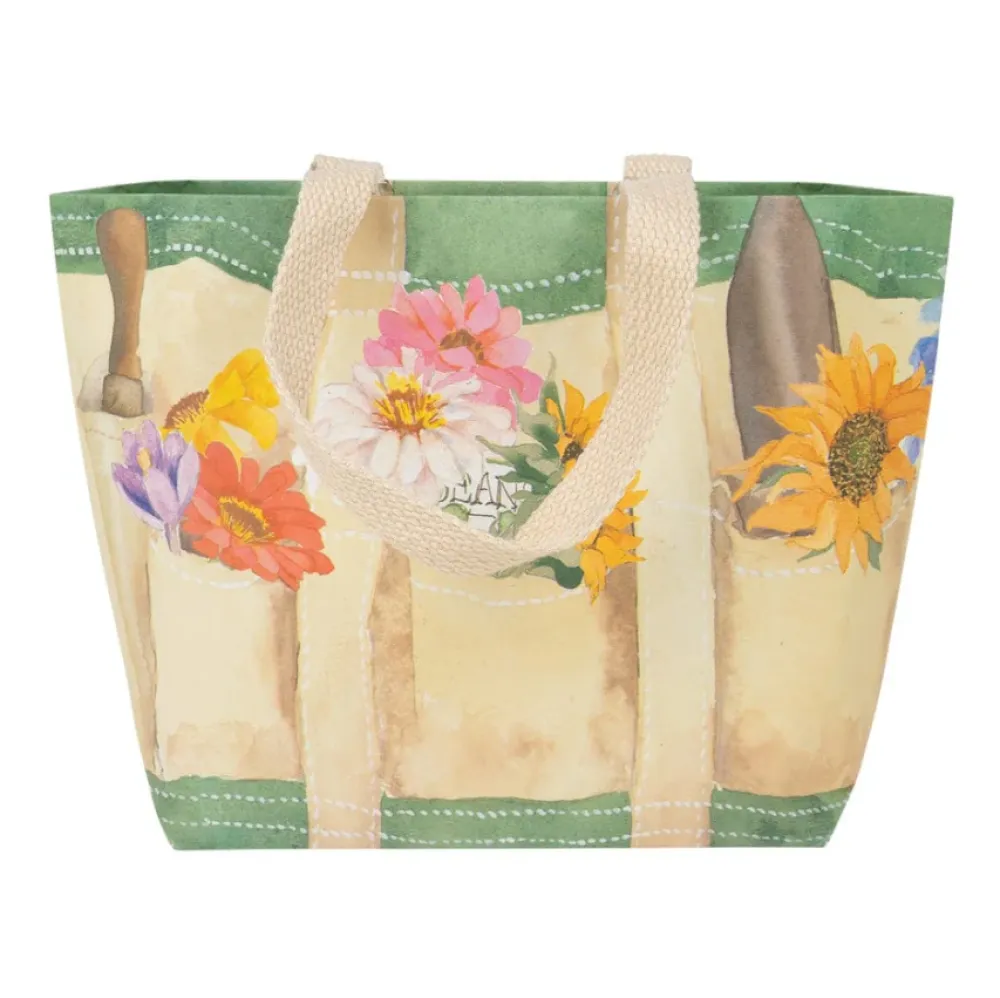 Caspari Garden Tote Small Gift Bag- Gift Bags