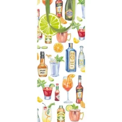 Caspari Happy Hour Wine & Bottle Gift Bag- Gift Bags