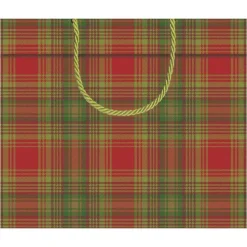 Caspari Highland Large Gift Bag- Gift Bags