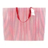 Caspari Stripes For Days Red/White Jumbo Gift Bag- Gift Bags