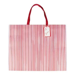 Caspari Stripes For Days Red/White Jumbo Gift Bag- Gift Bags