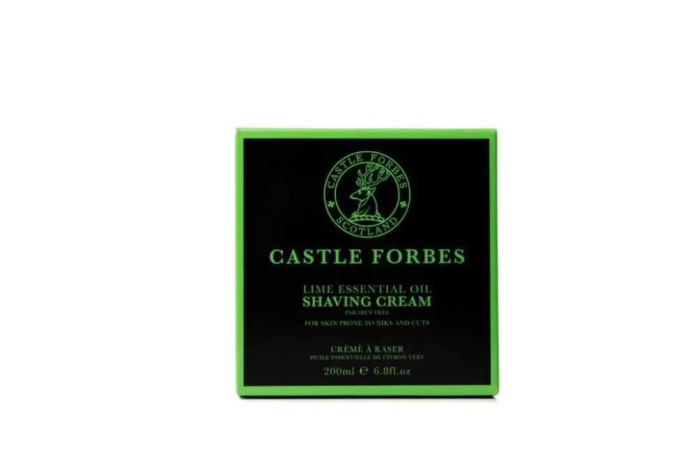 Castle Forbes Lime Essential Oil Shaving Cream- Shaving Soaps & Cream
