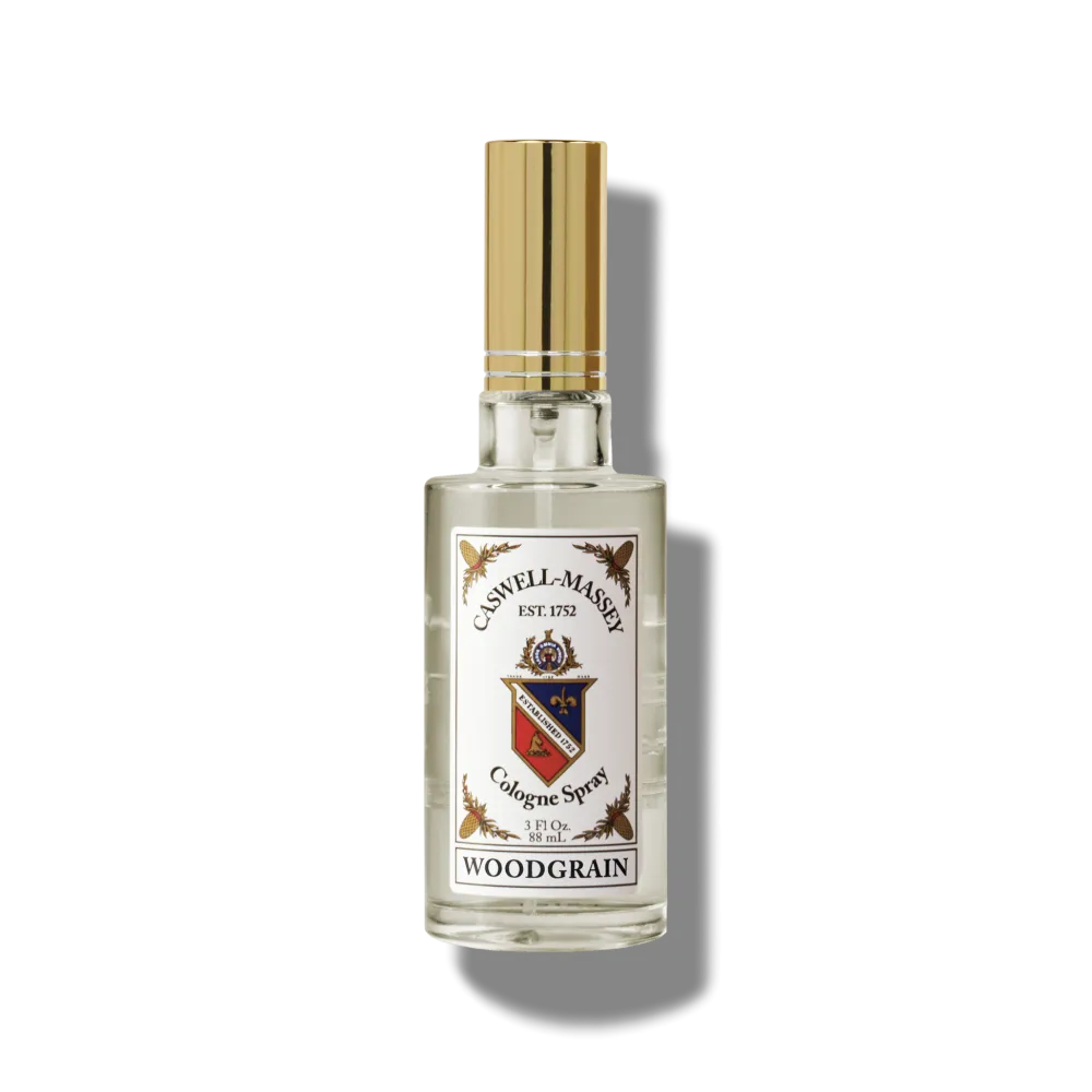 Caswell-Massey Woodgrain Sandalwood Gold Cap Cologne- Men's Fragrance