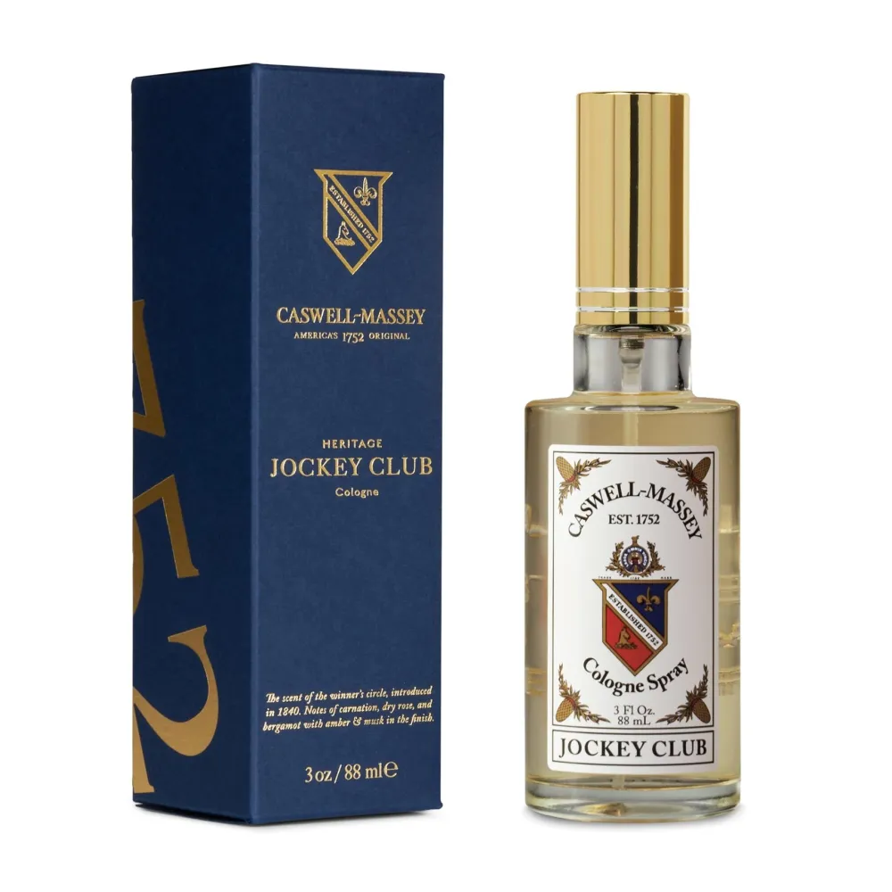 Caswell-Massey Jockey Club Gold Cap Cologne- Men's Fragrance