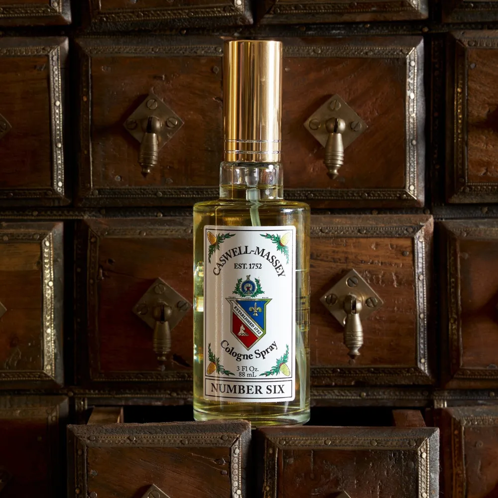 Caswell-Massey Number Six Gold Cap Cologne- Men's Fragrance