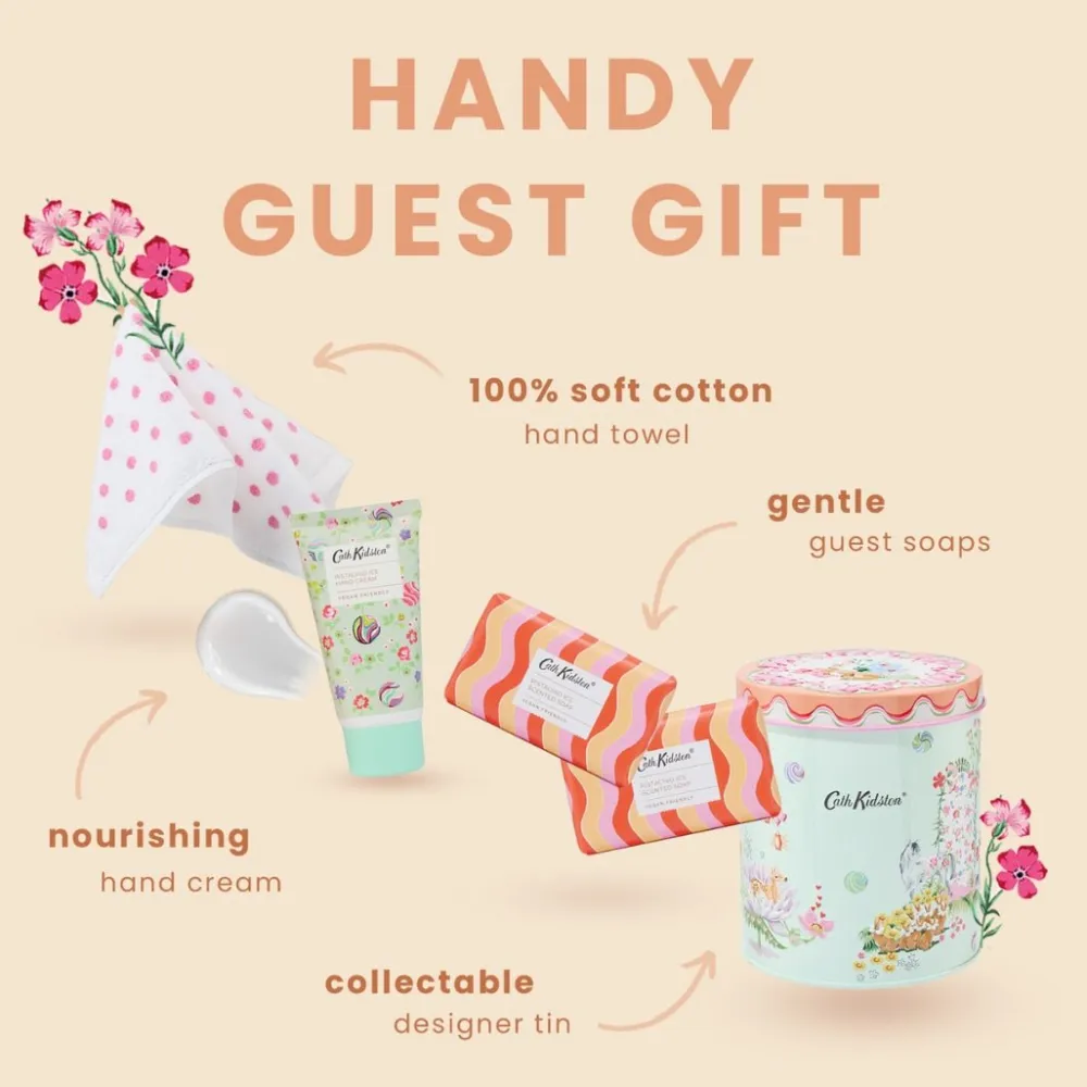Cath Kidston Carnival Parade Handy Guest Gift Tin- Bath Accessories|Lotions & Creams