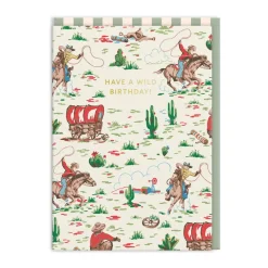 Cath Kidston Cowboy Birthday Card- Greeting Cards