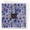 Catisse Flower Garden Cat Greeting Card- Greeting Cards