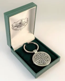 Celtic Knot Key Chain- Cufflinks & Men's Accessories|Pewter Gifts & Jewelry