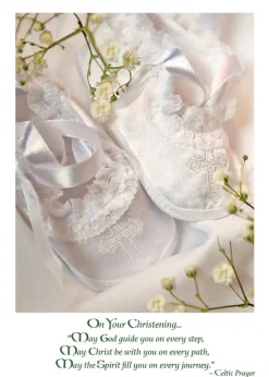 Celtic Prayer Christening Card- Greeting Cards
