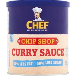 Chef Reduced Sugar Chip Shop Curry SauceTub 250g- Curries, Chutneys & Pickles