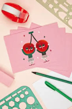 Cherry Dancers Big Notecards- Boxed Cards