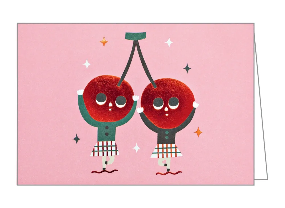 Cherry Dancers Big Notecards- Boxed Cards