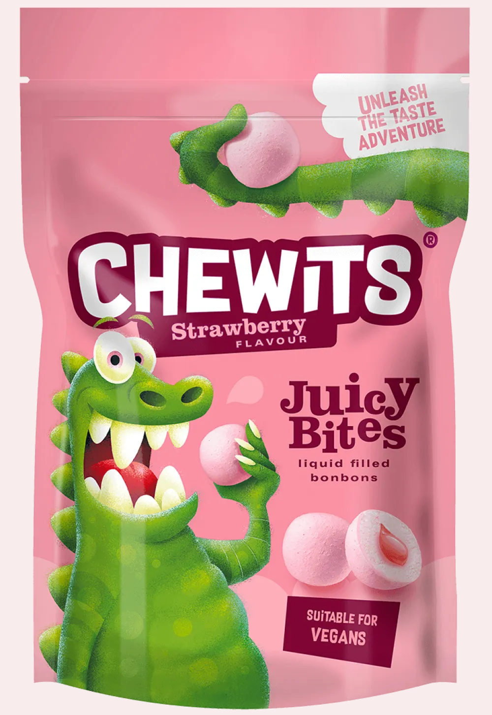 Chewits Strawberry Juicy Bites Pouch- Sweets
